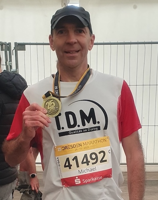 Michael Bartsch läuft seinen schnellsten Marathon