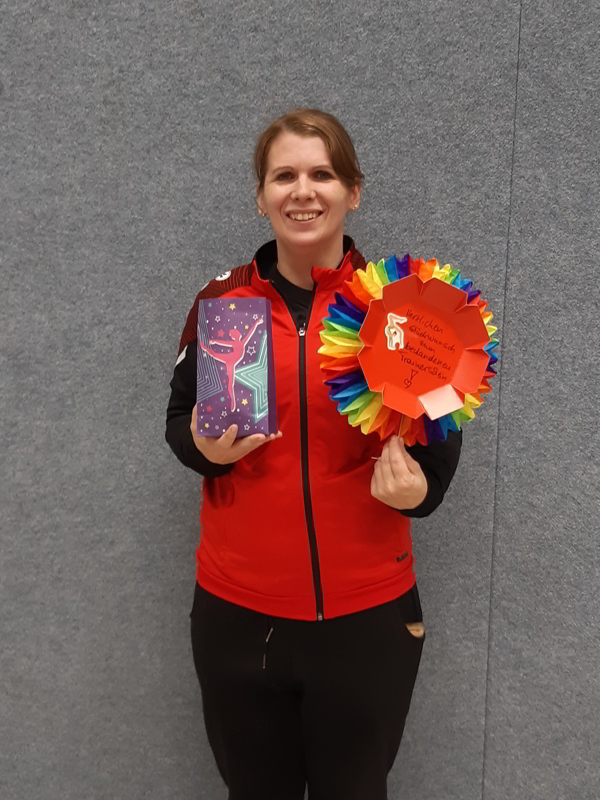 Turnen - Trainerschein für Dominique Lindner